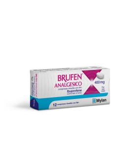 Brufen 400 mg Ibuprofene Analgesico 12 Compresse Rivestite
